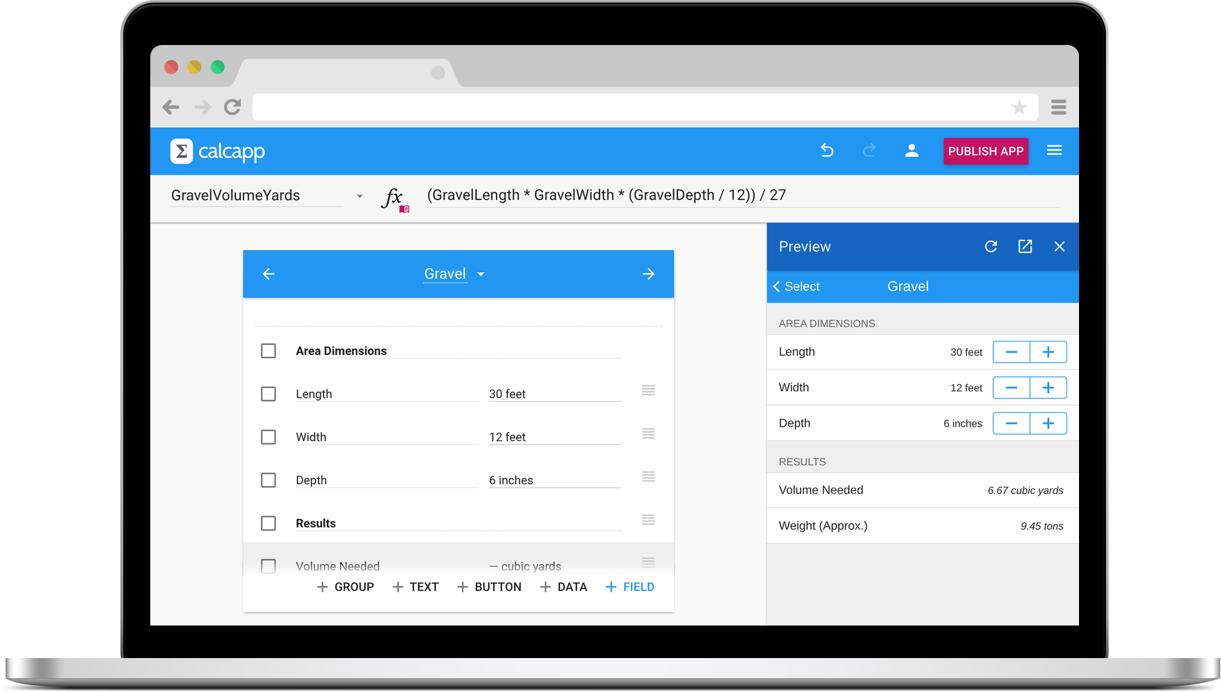 Calcapp Creator