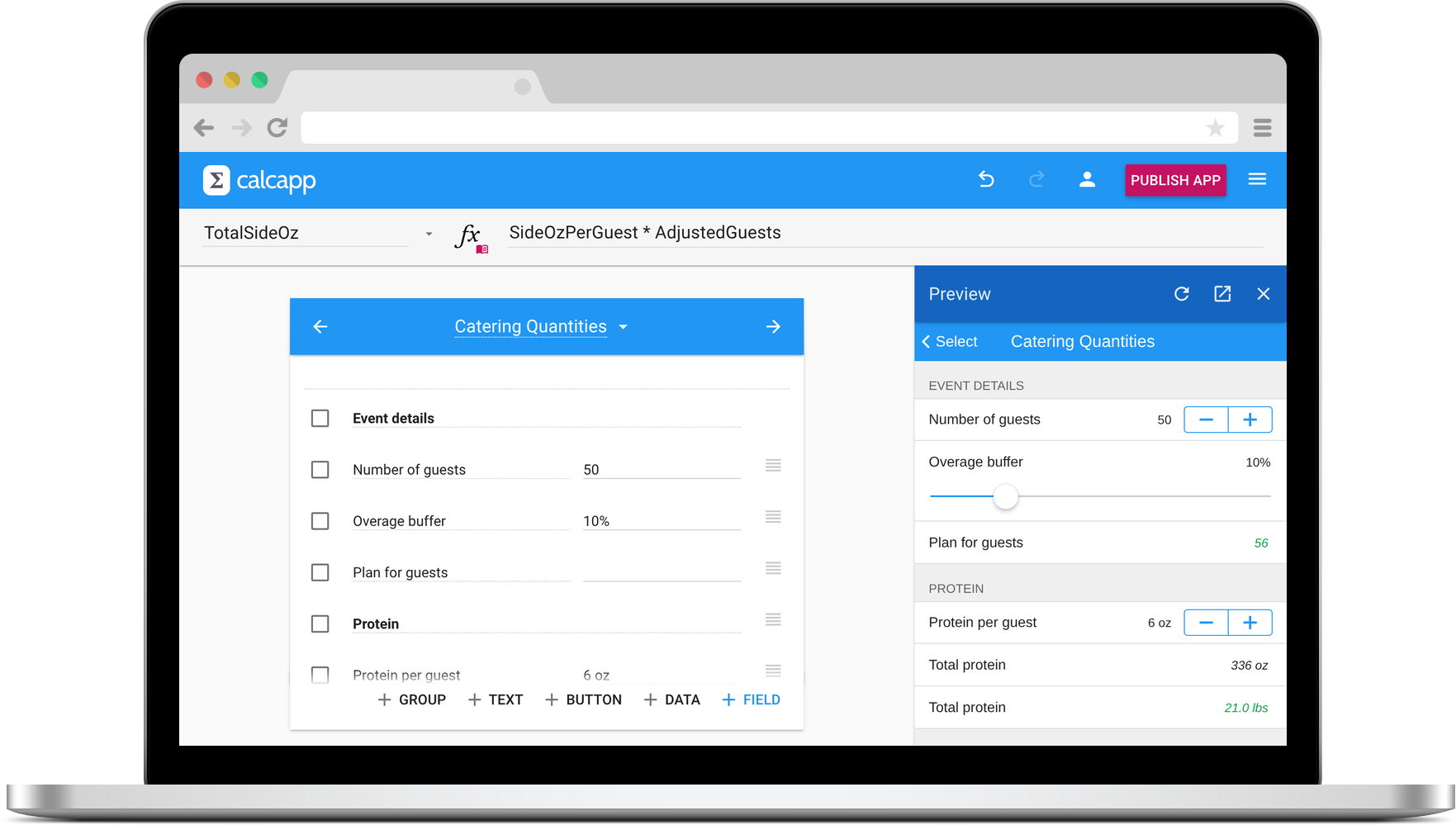 Calcapp Creator